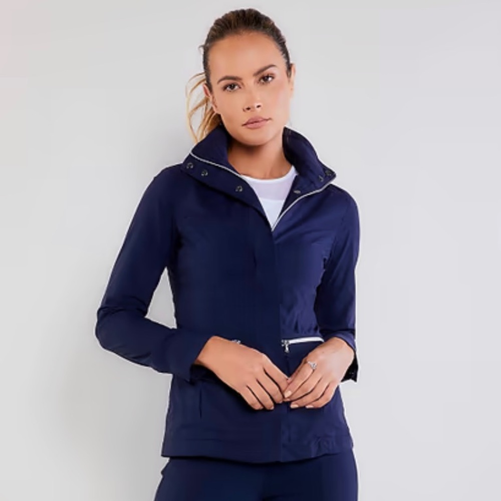 NWOT Anatomie Kenya Safari Jacket in Navy Blue